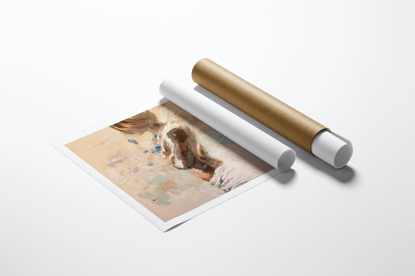 Limited edition fine art print of a rich, gallery-level figurative painting showing a butterfly girl on rolled canvas with. - Butterfly Girl #8/AP/#286 - Artist Proofs, Figurative AP, Rolled Canvas