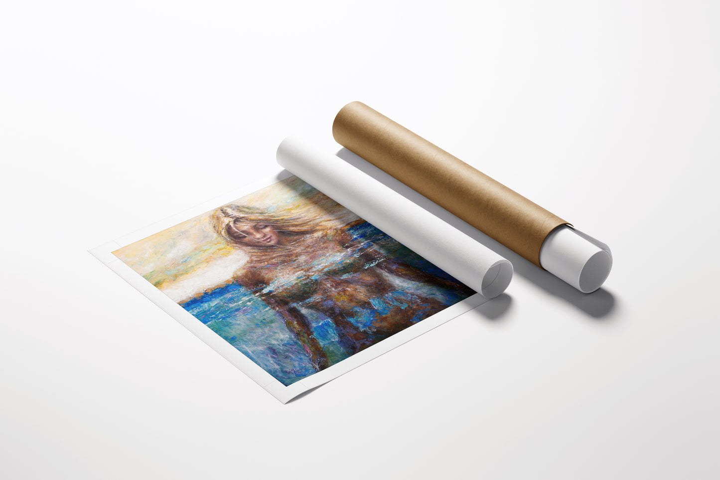 Limited fine art rolled canvas featuring rich, gallery-level craftsmanship with vibrant, detailed figurative imagery from. - Birth of Venus 2/AP/#397 - Artist Proofs, Figurative AP, Rolled Canvas