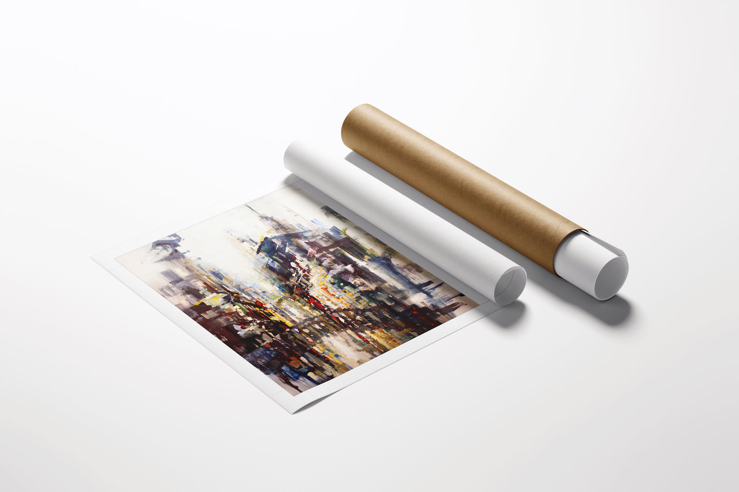 Limited fine art canvas print of a rich, detailed Venetian cityscape showcasing gallery-level craftsmanship beside two. - Venetian Perspective/AP/#442 - Artist Proofs, Cityscape AP, Rolled Canvas