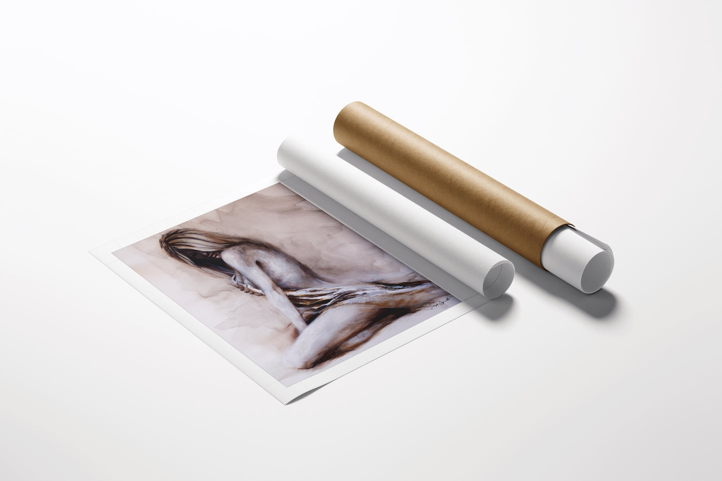 Limited edition fine art figurative print on rolled canvas with rich, gallery-level craftsmanship and quality tubes for. - Sand and Water/AP/#500 - Artist Proofs, Figurative AP, Rolled Canvas