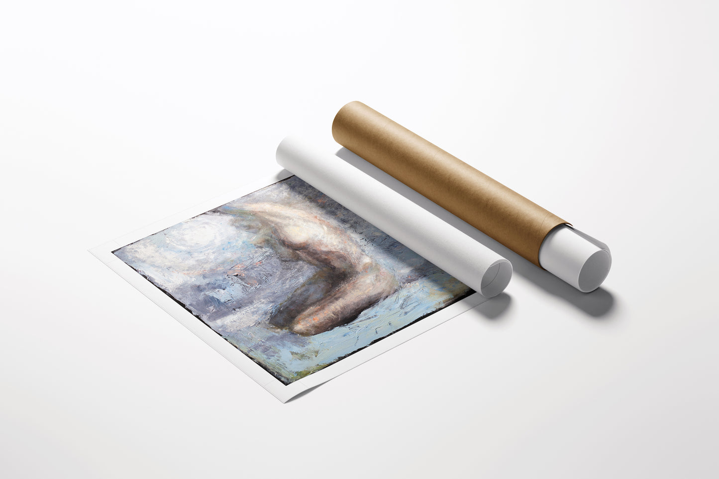Limited edition fine art figurative print on rolled canvas with rich textures and gallery-level craftsmanship. - Solar Energy/AP/#561 - Artist Proofs, Figurative AP, Rolled Canvas