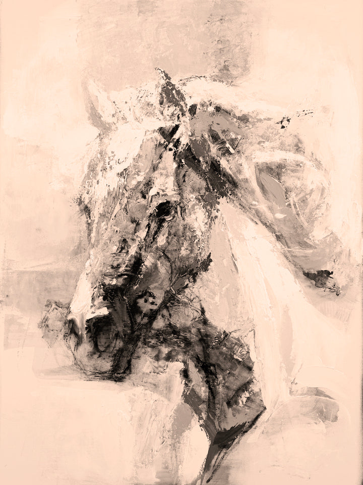 Horse Head Abstract Two/#624/E
