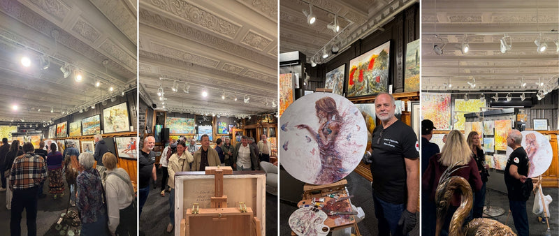 Sold Before the Final Stroke: Joseph Capicotto Returns to "La Nuit des Galeries" (Night of the Galleries)