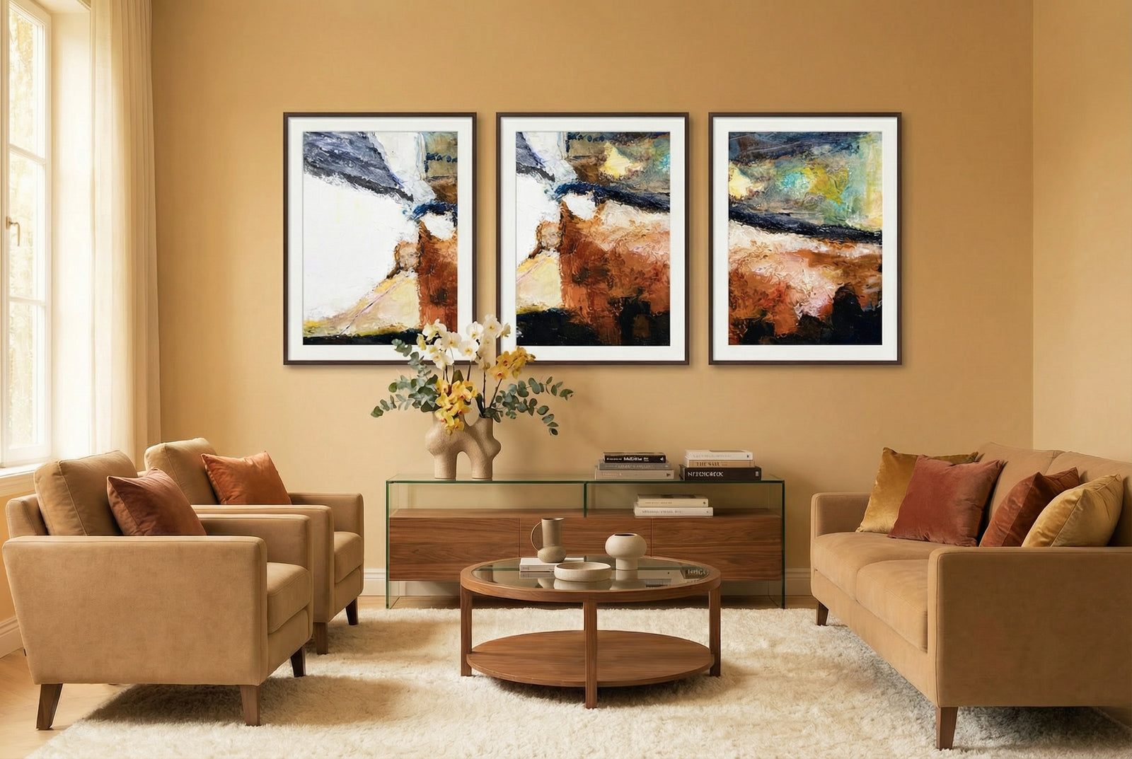 Abstract Triptych / #2