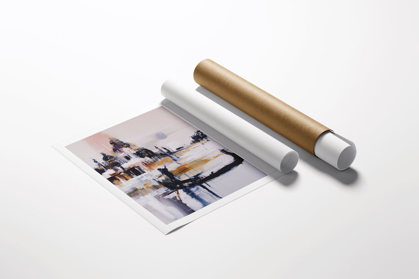 Limited edition fine art cityscape on rolled canvas, 40x50, showcasing rich colors and gallery-level craftsmanship. - San Marco/AP/#498 - Artist Proofs, Cityscape AP, Rolled Canvas, Water Scenes AP