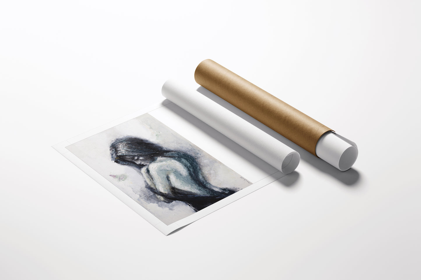 Limited edition fine art rolled canvas and paper featuring rich, figurative brushstrokes and gallery-level craftsmanship in. - Mystify Me/AP/#511 - Artist Proofs, Figurative AP, Rolled Canvas