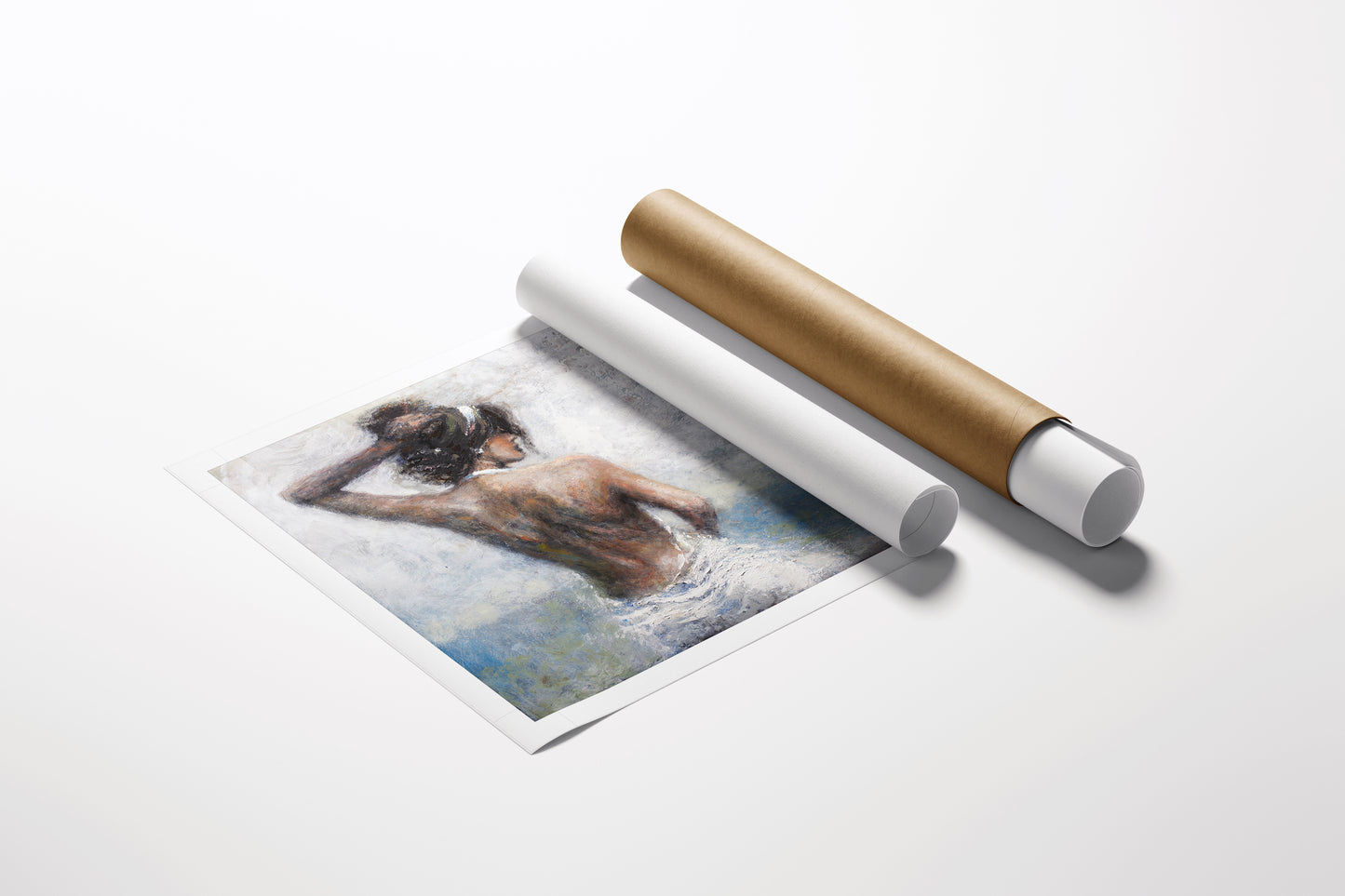 Limited edition gallery-level fine art figurative print on rolled canvas, showcasing rich craftsmanship and quality. - Classic Figure/AP/#526 - Artist Proofs, Figurative AP, Rolled Canvas