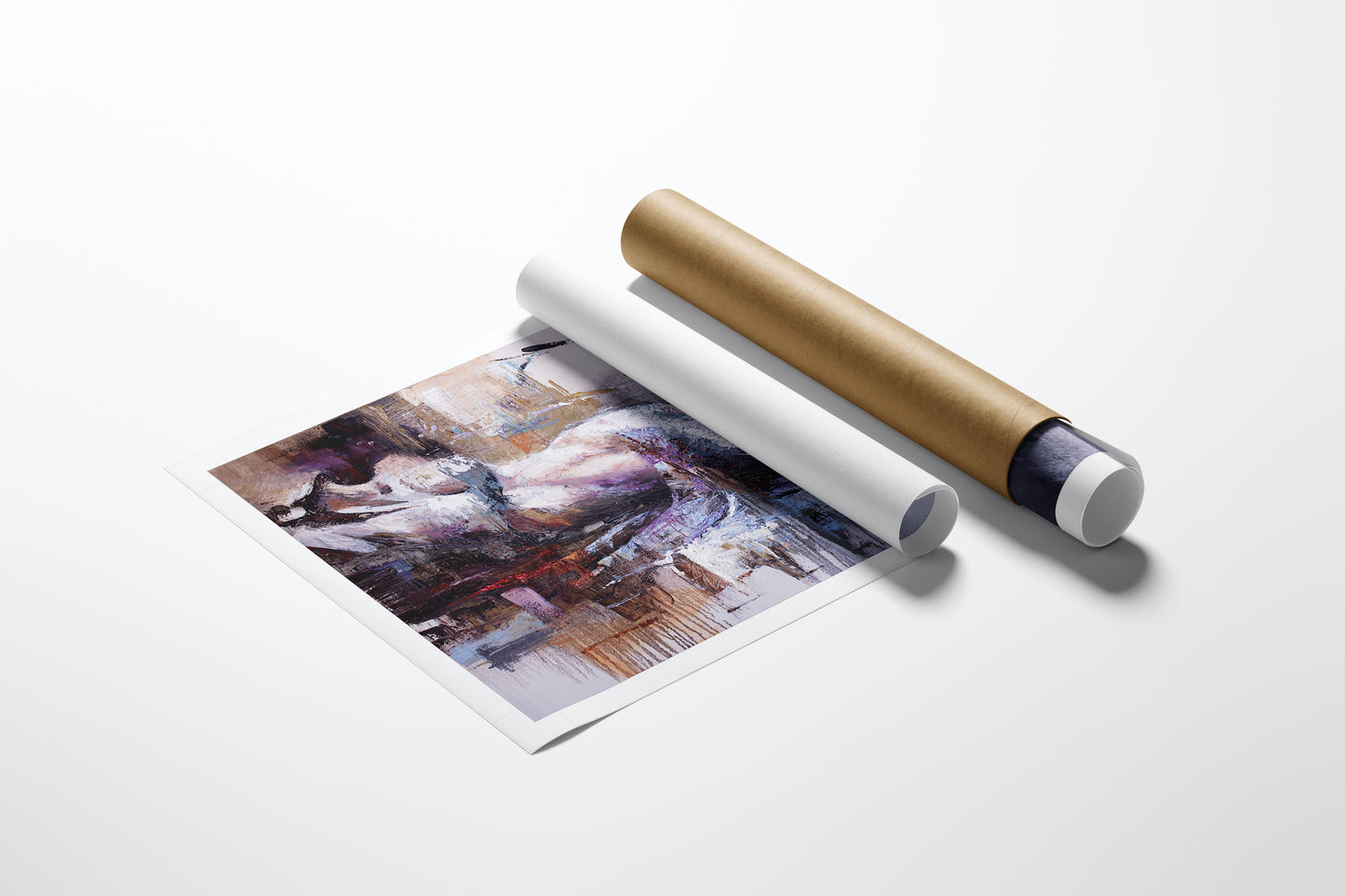 Limited gallery-level fine art print of Birth of Venus with rich colors and detailed craftsmanship, shown rolled and. - Birth of Venus/AP/#75 - Artist Proofs, Figurative AP, Rolled Canvas