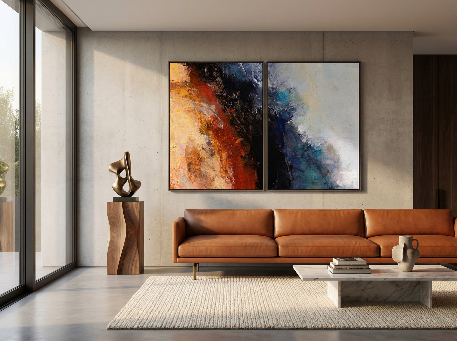 Abstract Diptych / #1