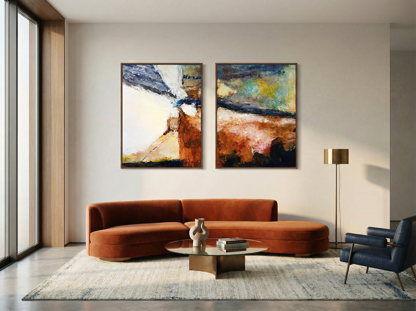 Abstract Diptych / #2