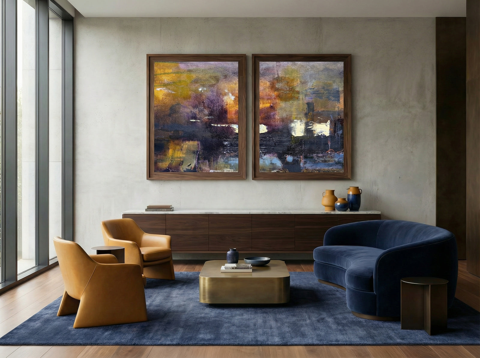 Abstract Diptych / #3