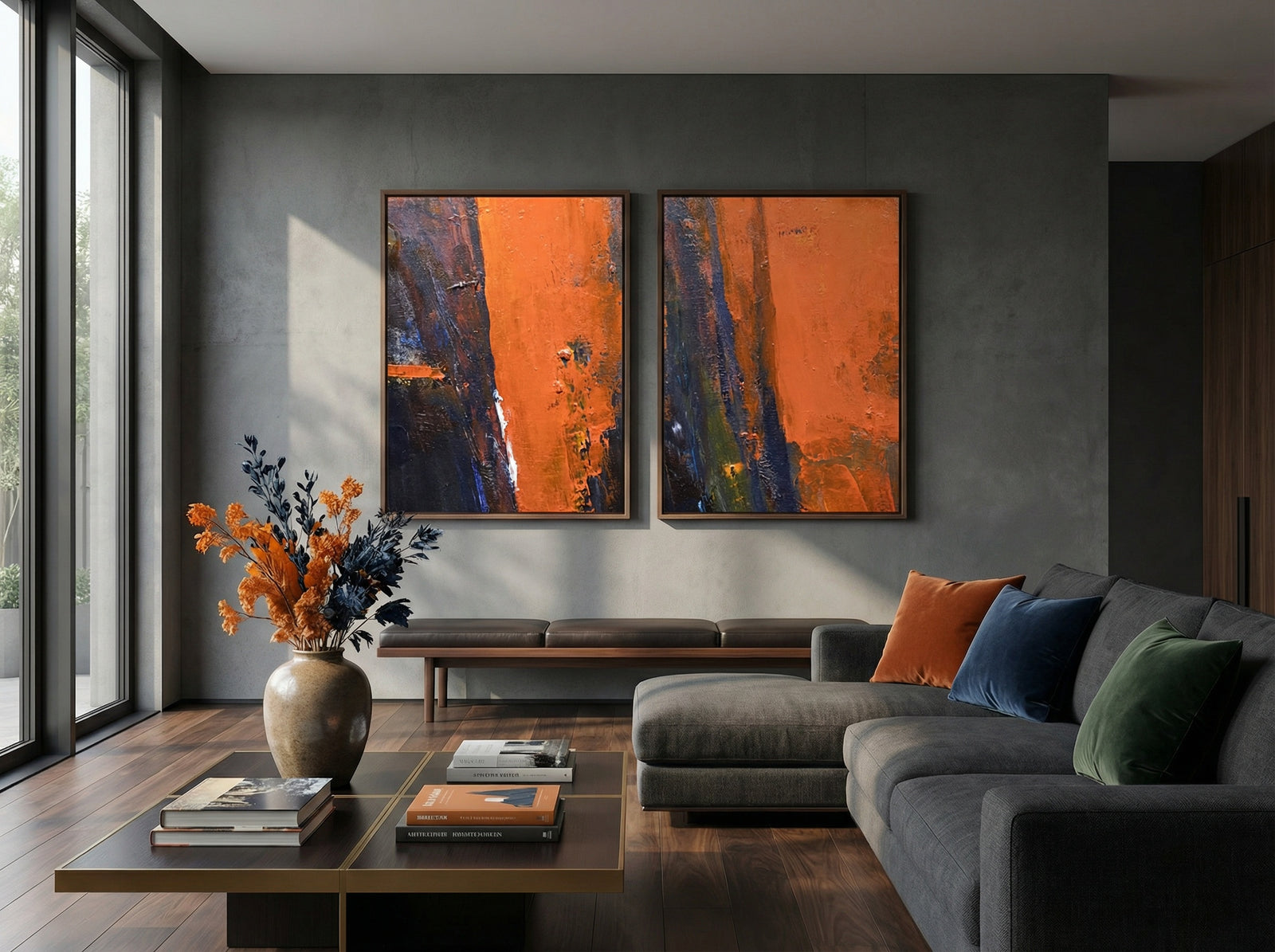 Abstract Diptych / #4