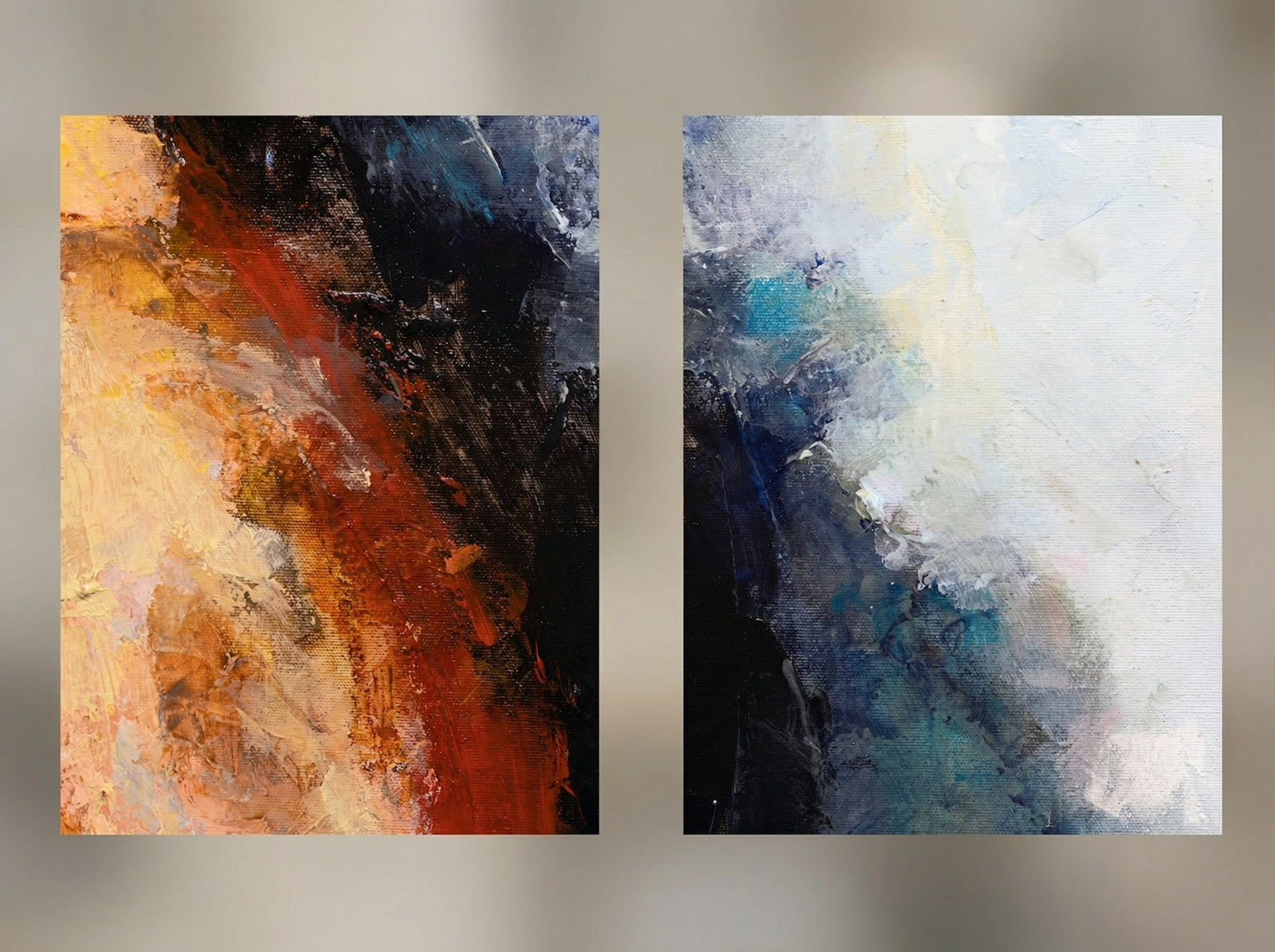 Abstract Diptych / #1